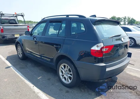 2004 BMW X3 2.5I z USA, uszkodzony, nr VIN WBXPA73414WB21163
